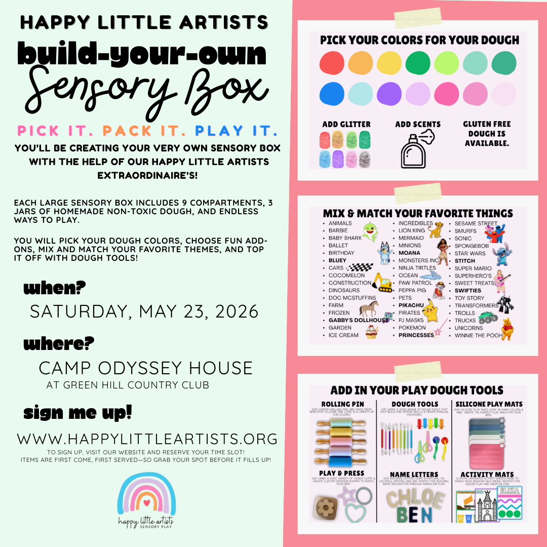 Build-Your-Own Sensory Box Event May 23, 2026