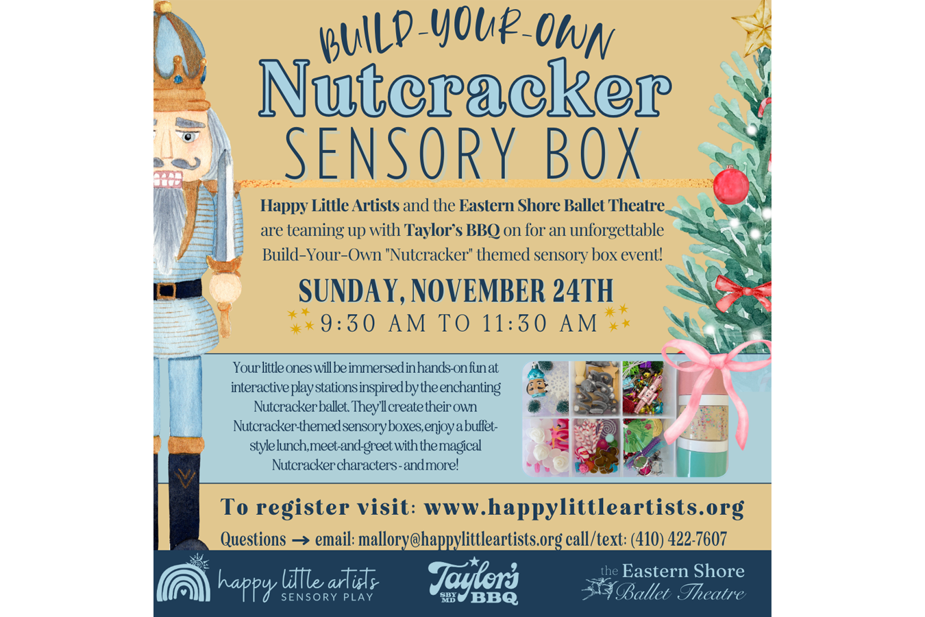 Build-Your-Own Nutcracker Sensory Box Event 2024