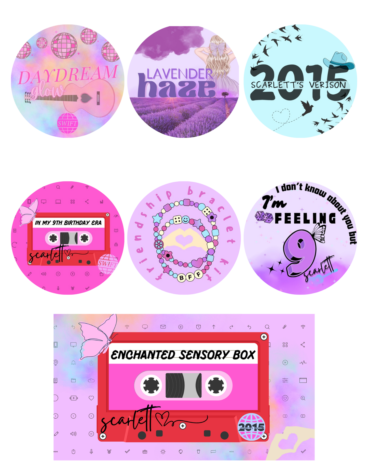Taylor Swift Large Sensory Box