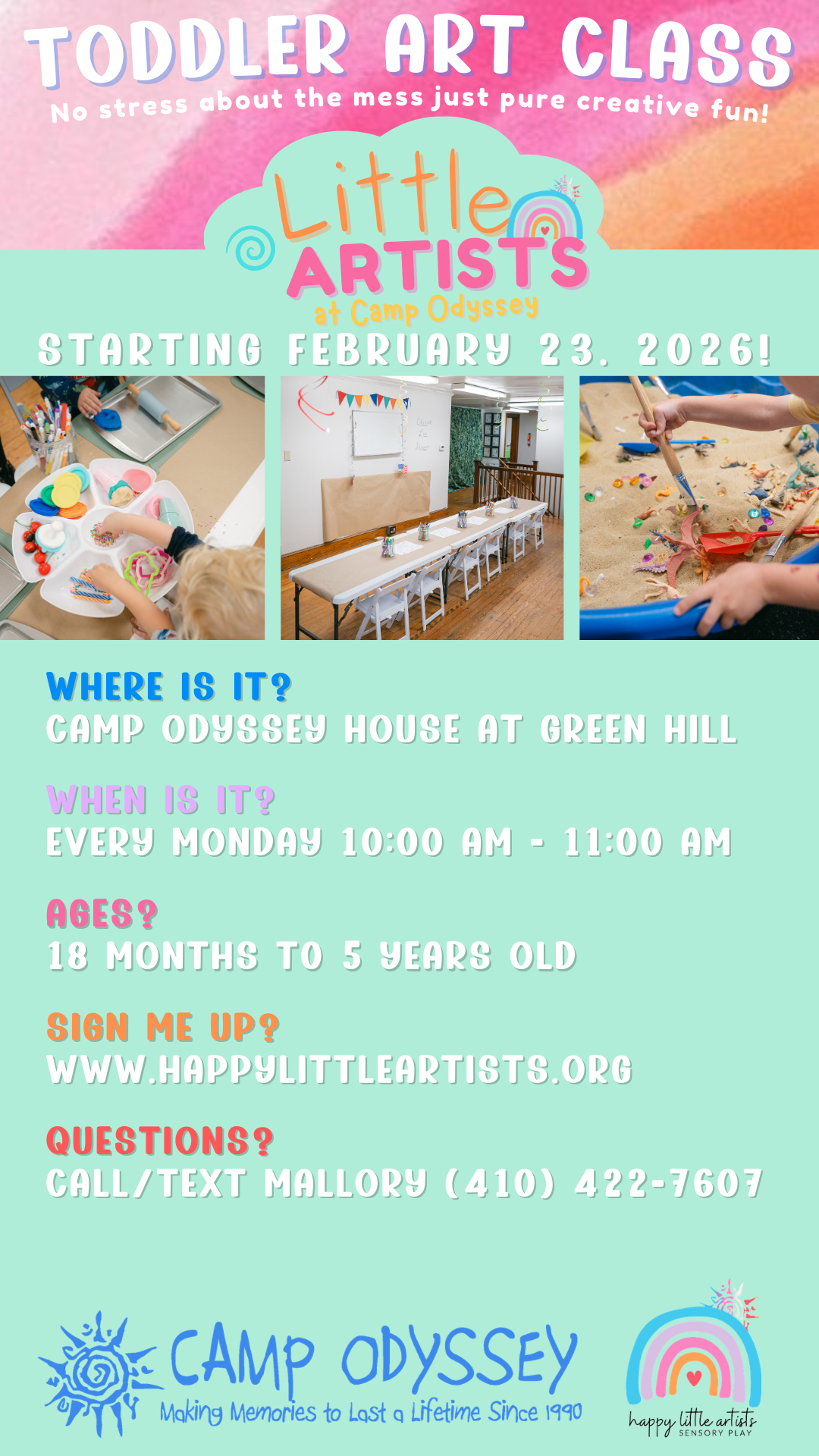 Little Artists - Toddler Art Class